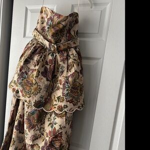 Floral Strapless Dress